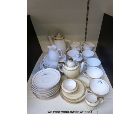 A Royal Doulton 1940's tea for two set, Royal Worcester Contessa part tea set and a Minton coffee pot 