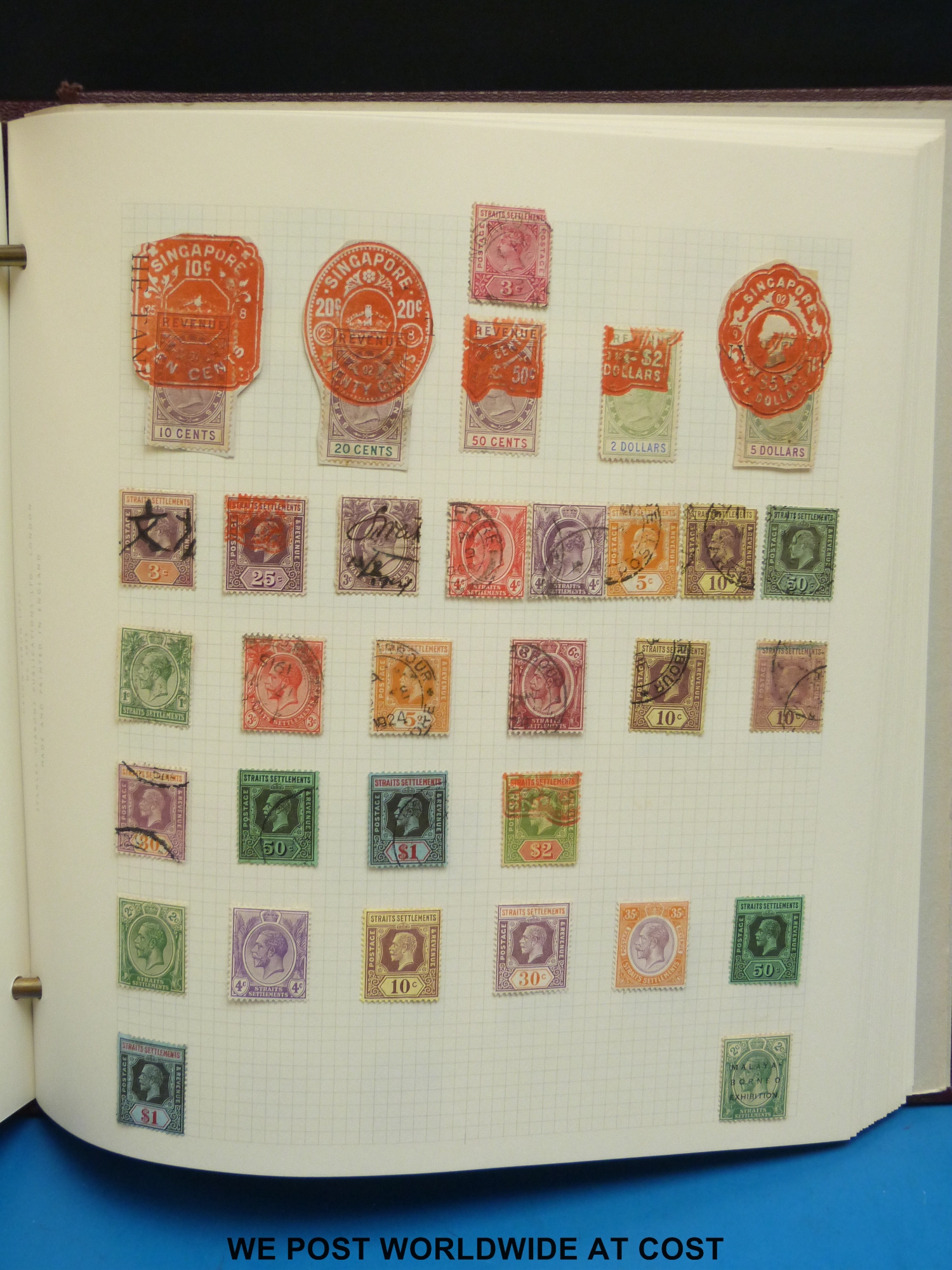 A Commonwealth stamp collection in a Devon stamp album, mainly Victoria