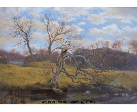 SGW Ruscoe (1852-1922) seascape South Devon Coast (35 x 52cm)  