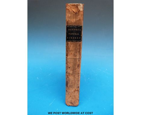 Buffon's Natural History: Abridged, A New Edition by the Rev W Hutton (London, T  Tegg, 1st June, 1821) half-leather mottled 