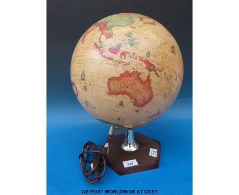 A World Discoverer light globe