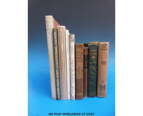 A small collection of illustrated titles to include The Engraved work of Eric Gill catalogue from the V & A, Music-Hall Memor