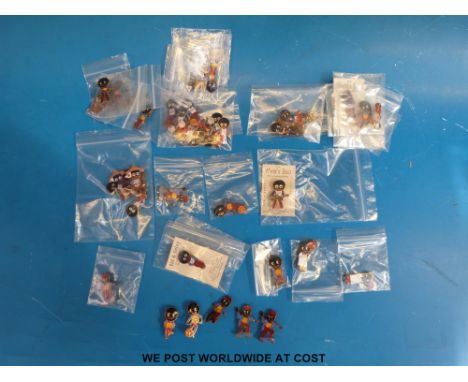 Fifty five Robertson's Golly enamel badges, late 1940's, 1950's etc examples including motorcyclists, footballers, scouts, so