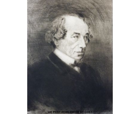 An etching or engraving produced by William Miller after J.M.W. Turner's painting 'The Shipwreck' together with a soft- groun