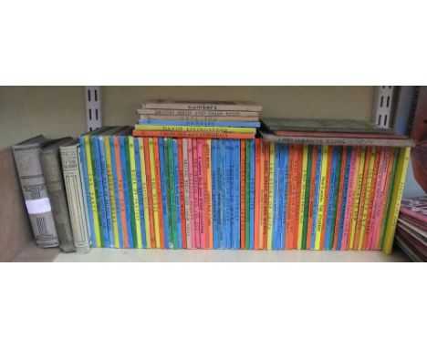 An extensive collection of vintage Ladybird books together with eight pop up books