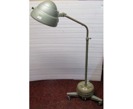 Hanovia Ltd, of Slough England, The Prescription Model 7 heat lamp, with painted cast metal frame, for converting into a stan