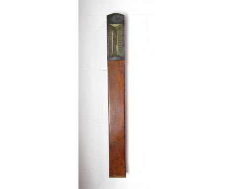 E C Theedam of Dudley stick barometer, 92 cm high