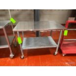 (1) S/S TABLE WITH S/S BOTTOM SHELF