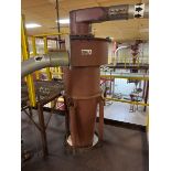 MILD STEEL CYCLONE WITH BOTTOM MOUNTED ROTARY AIR LOCK VALVE