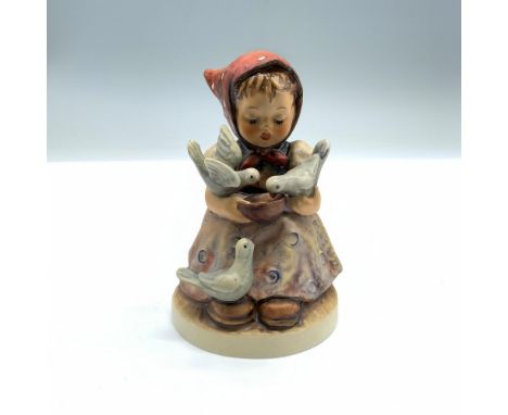 Hand-painted figurine depicting a girl feeding birds. Goebel backstamp on the bottom. Artist: Arthur MoellerIssued: 1972Dimen