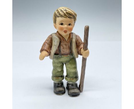Part of the Hummel Goebel nativity, this shepherd with a staff allows you to add another building block to your enchanting na
