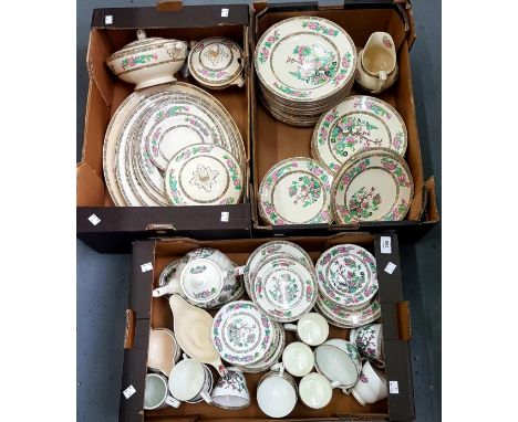 AN EXTENSIVE COLLECTION OF INDIAN TREE PATTERN DINNER WARE, ROYAL GRAFTON, NEW HALL AND OTHERS 