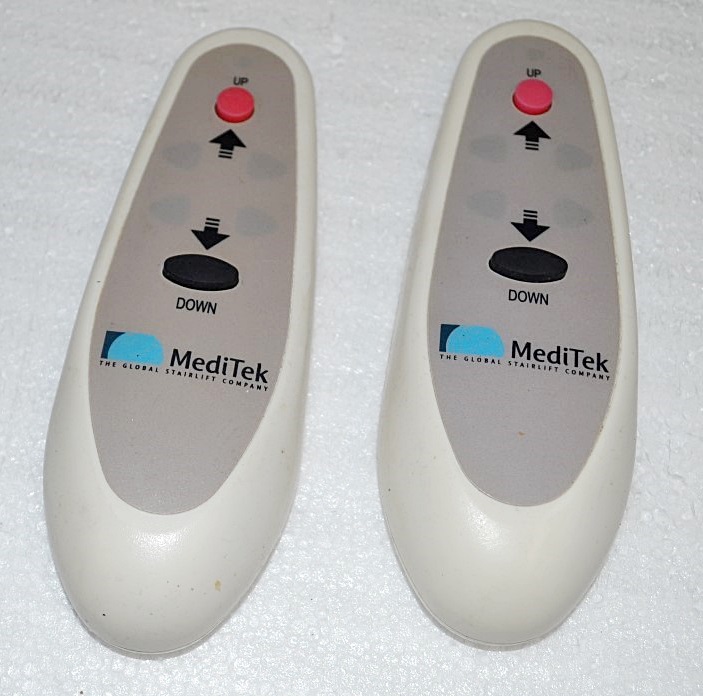 1 x Meditek D120 Deluxe Ascending Straight Stairlift With Powered