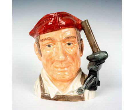 Salmon hat, white shirt, light brown apron. Royal Doulton backstamp. Artist: David B. BiggsIssued: 1963 - 1983Dimensions: 7.2
