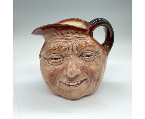 Outside black-brown shade handle, brown rim with light brown body. Limited edition of 7500. Michael Doulton signed. Royal Dou