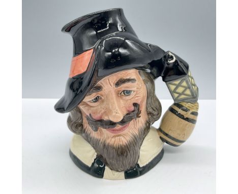 Variation One. Black hat, red band, white collar, black coat. Royal Doulton backstamp. Artist: William K. HarperIssued: 1990 