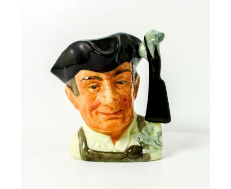 Black hat; cream shirt; light brown apron. Series: Characters From Williamsburg. Royal Doulton backstamp. Artist: David B. Bi