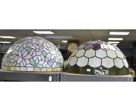Two Tiffany style light shades