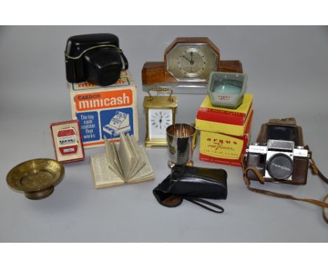 Small collection of camera and other items 