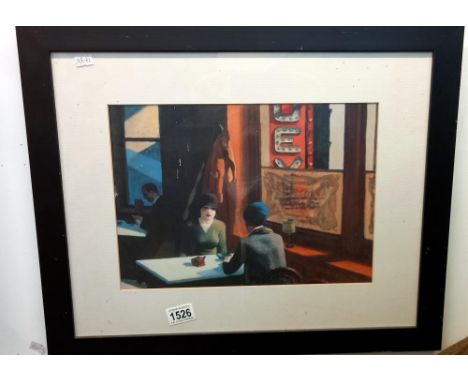 An art deco Parisian café style print COLLECT ONLY 
