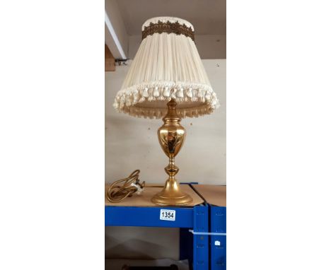 A brass table lamp COLLECT ONLY 