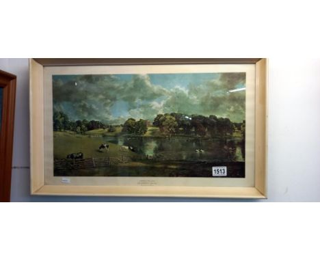 A framed &amp; glazed Landscape print 'Wivenhoe park Essex' Original by John Constable (65cm x 40cm) COLLECT ONLY 
