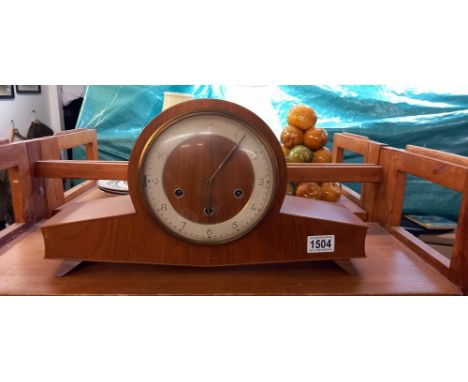 An art deco Smiths mantle clock COLLECT ONLY 