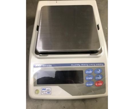 An A &amp; D GX Series Multi Function Balance Scales  COLLECT ONLY 