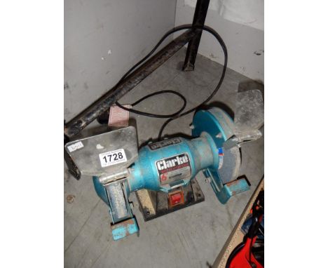 A Clarke 6" bench grinder, COLLECT ONLY. 