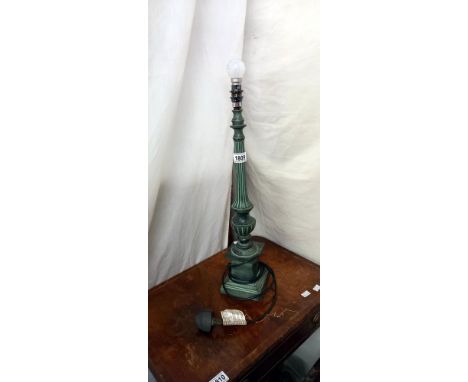 A cast metal lamp COLLECT ONLY 