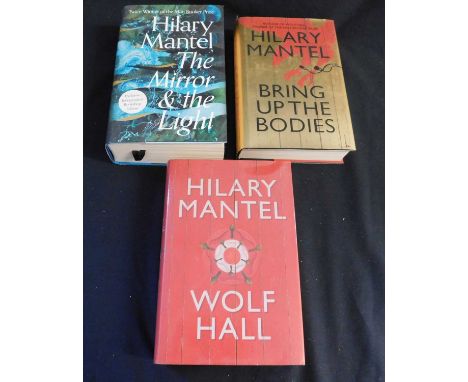 HILARY MANTEL: 3 titles: WOLF HALL, London, 4th estate, 2009, 1st edition, original cloth, d/w; BRING UP THE BODIES, London, 