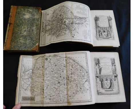 [THOMAS KITSON CROMWELL]: EXCURSIONS IN THE COUNTY OF NORFOLK..., London, 1818-19, 2 vols, plates collated complete, variant 