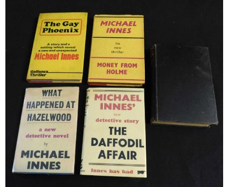J I M STEWART 'MICHAEL INNES': 5 titles: LAMENT FOR A MAKER, London, Victor Gollancz, 1938, 1st edition, contemporary inscrip