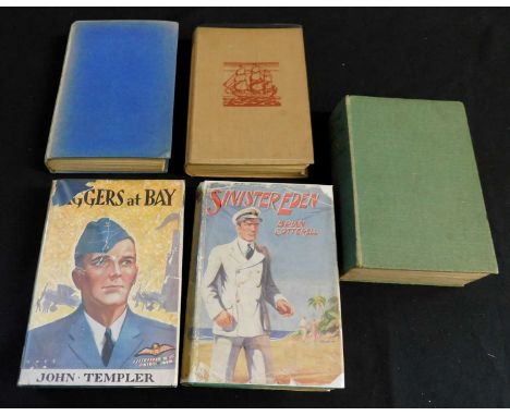 BRIAN COTTERELL: SINISTER EDEN, London, George G Harrap, 1934, 1st edition, signed and inscribed on half title, original clot