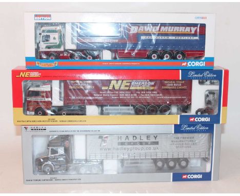 A Corgi Toys 1/50 scale Hauliers of Renown Road Transport diecast group, three boxed as issued examples to include Ref. Nos. 