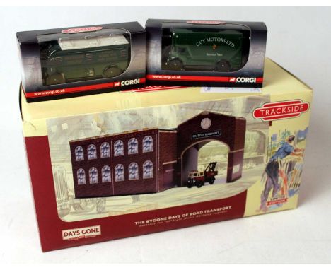 34 various boxed as issued trackside 1/76 scale gift sets and single issue diecast, mixed commercial vehicles to include a Lo