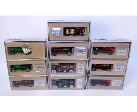 One tray containing a  quantity of Corgi Collectors Classics silver boxed diecast vehicles, mixed examples to include a No. C
