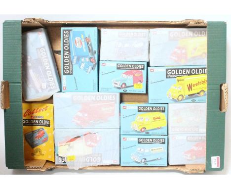 12 various boxed Corgi Golden Oldies commercial vehicle diecasts to include Eveready Thames Trader, a Weetabix Bedford S deli