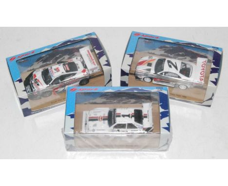 A Spark Models 1/43 scale Broadmoor PPIHO Pikes Peak 1/43 scale race  car group, three boxed as issued examples to include No