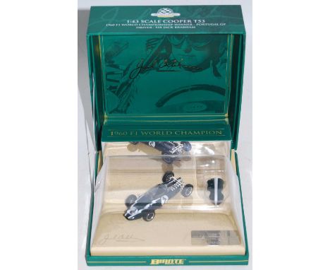 A Biante Model Cars 1/43 scale limited edition model of a 1960 Formula 1 World Championship Winner Jack Brabham Cooper T53 ra