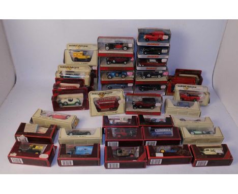 One box containing a large quantity of mixed issue Matchbox Models of Yesteryear and Dinky by Matchbox diecasts, to include a