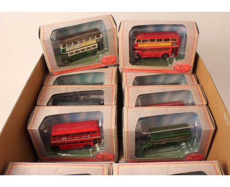 24 various boxed EFE 1/76 scale public transport diecasts, all boxed, as issued to include a Wallace Arnold Leyland Tiger Cub