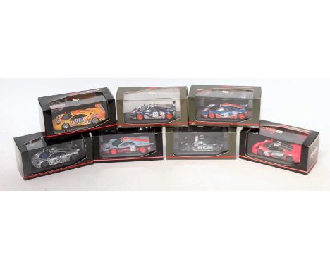 A Minichamps Maclaren Formula 1 and high speed racing 1/43 scale boxed diecast group, all from the Maclaren Collection, appea