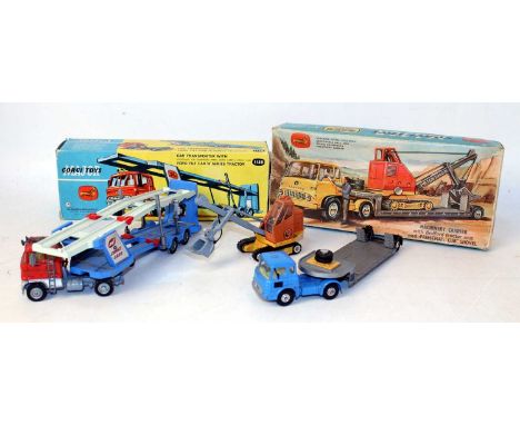 A Corgi Toys boxed commercial vehicle diecast group, to include a gift set No. 27, a Priestman's machinery carrier with Bedfo