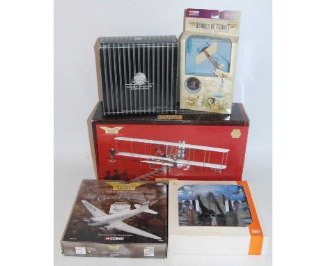 Seven various boxed Corgi Aviation Archive Matchbox Collectables and Ixo Models diecast aircraft, to include Aviation Archive