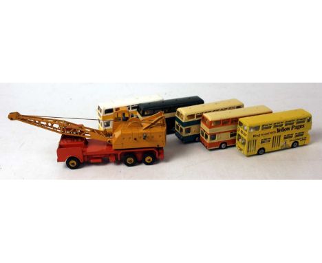 50 various loose Dinky Toy, EFE, kitbuilt and Corgi public transport related diecasts, mixed examples to include a Dinky Toys