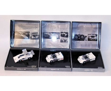 A Minichamps 1/43 scale Chapparel Collection boxed diecast group, three single issue limited edition gift set examples, to in
