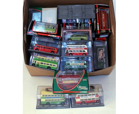 29 plastic cased and boxed Corgi Original Omnibus public transport diecasts all 1/76 scale, to include dual destination Cross