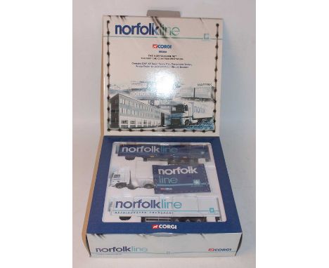 A Corgi Toys Norfolkline model No. 99129, four piece gift set, housed in the original Norfolkline branded card box