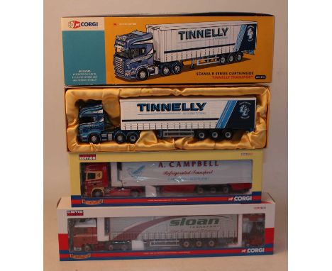 A Corgi Toys 50th Anniversary and Hauliers of Renown Road Transport diecast group, three boxed as issued examples, to include